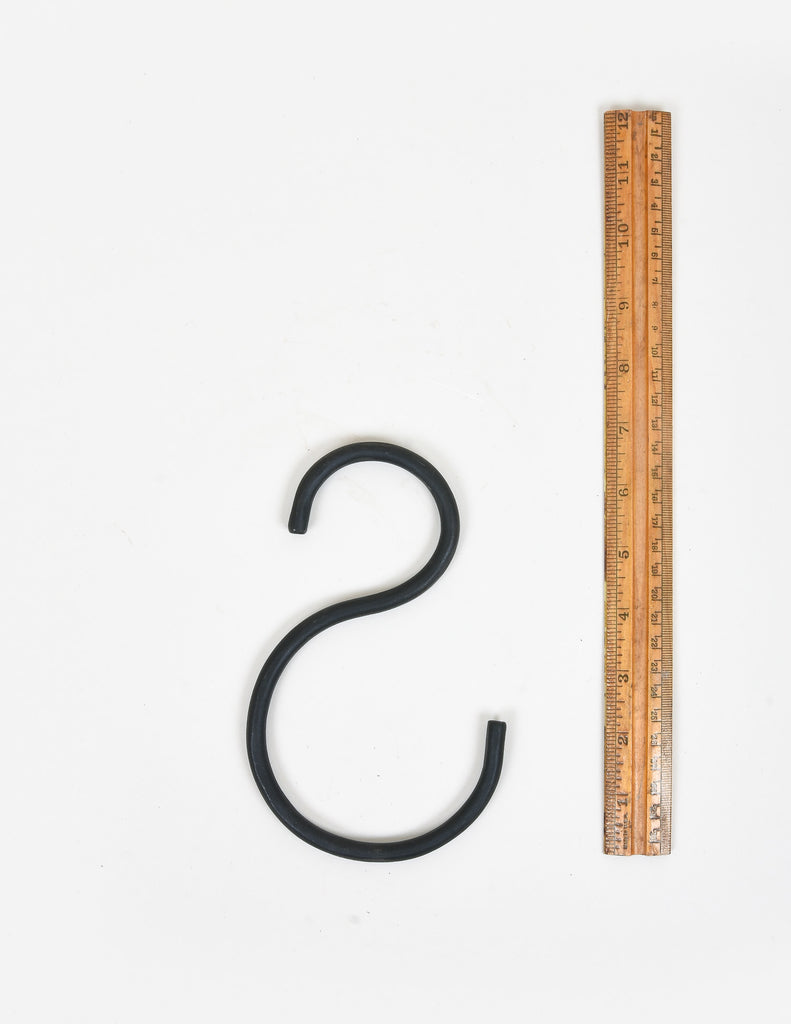Wide Hand-Forged Iron S-Hook