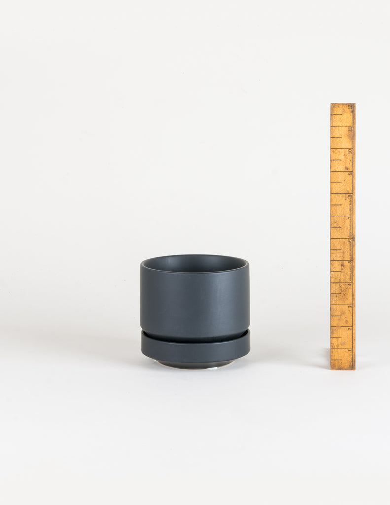 Revival Ceramics Round Two Planter 4" - Pistils Nursery